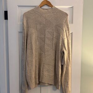 Old Navy Men's Beige Crewneck Sweater